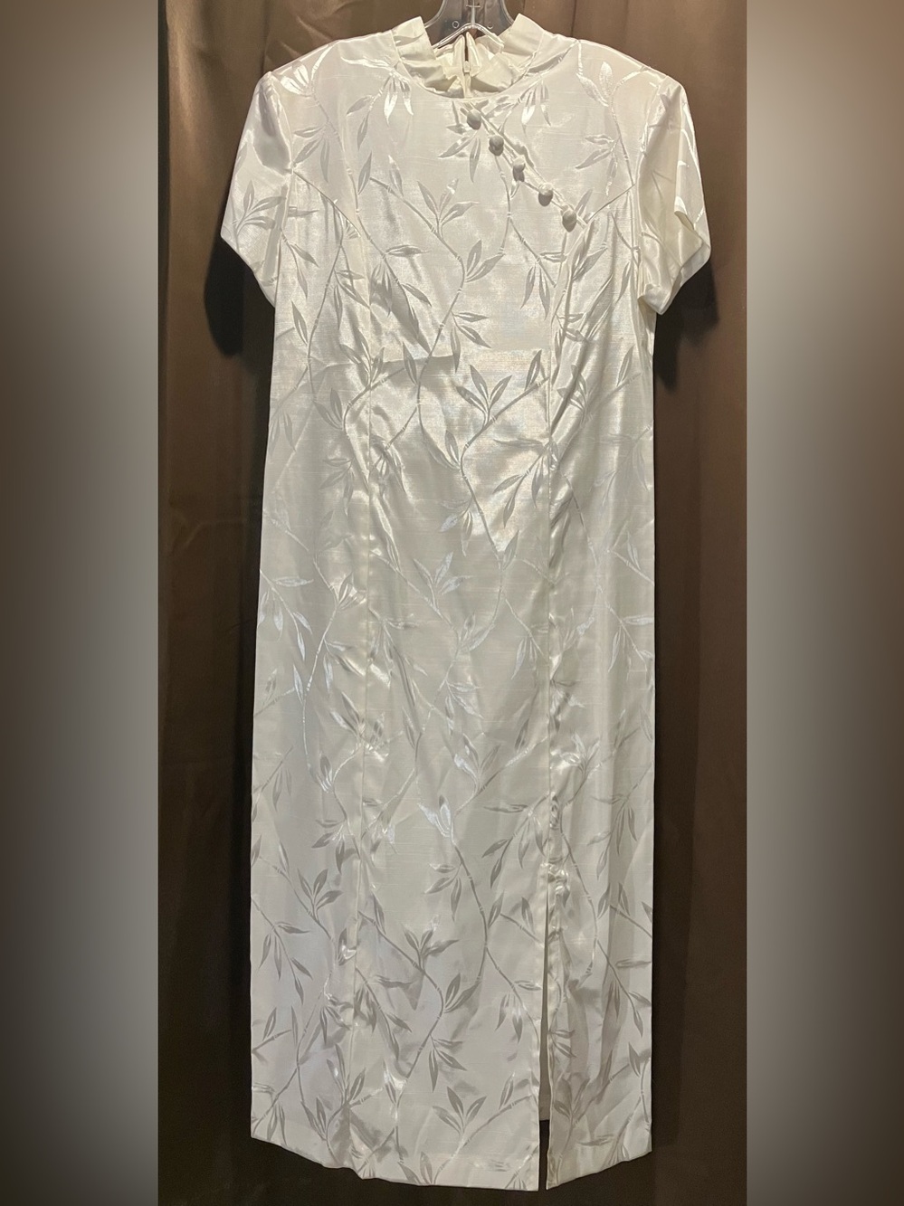 Elegant White Asymmetrical Women's Dress